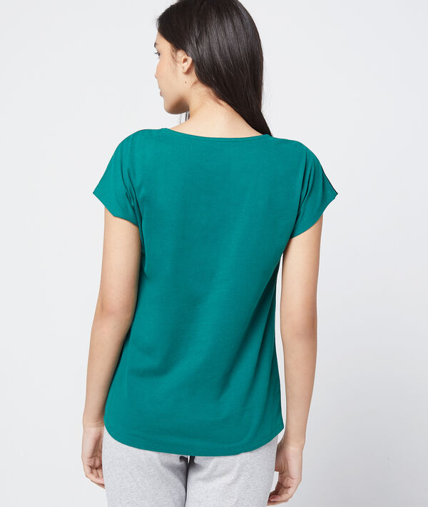 T-shirt z bawełny organicznej z nadrukiem T-shirt z bawełny organicznej z nadrukiem