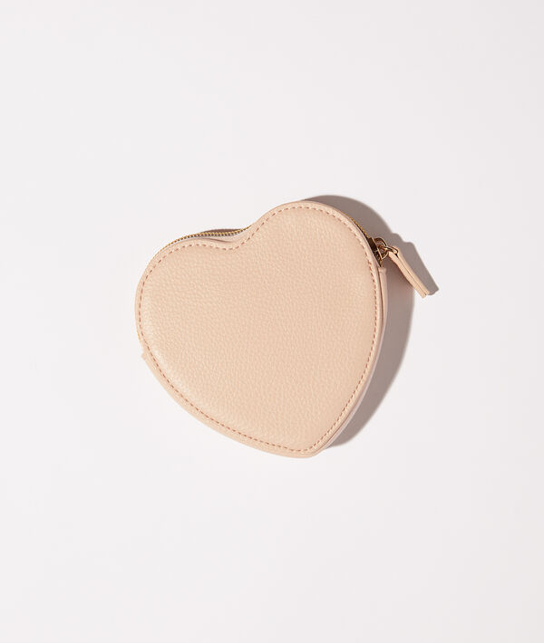 Mini kosmetyczka serce z napisem "Love you first" Mini kosmetyczka serce z napisem "Love you first";${refinementColor}