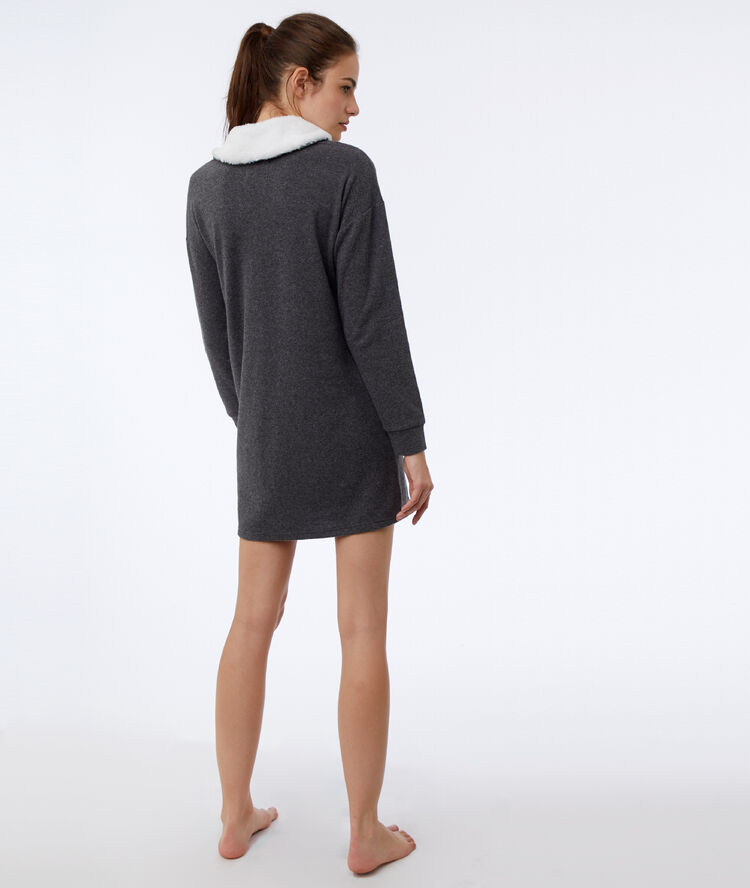Sukienka bluza z kapturem anthracite.