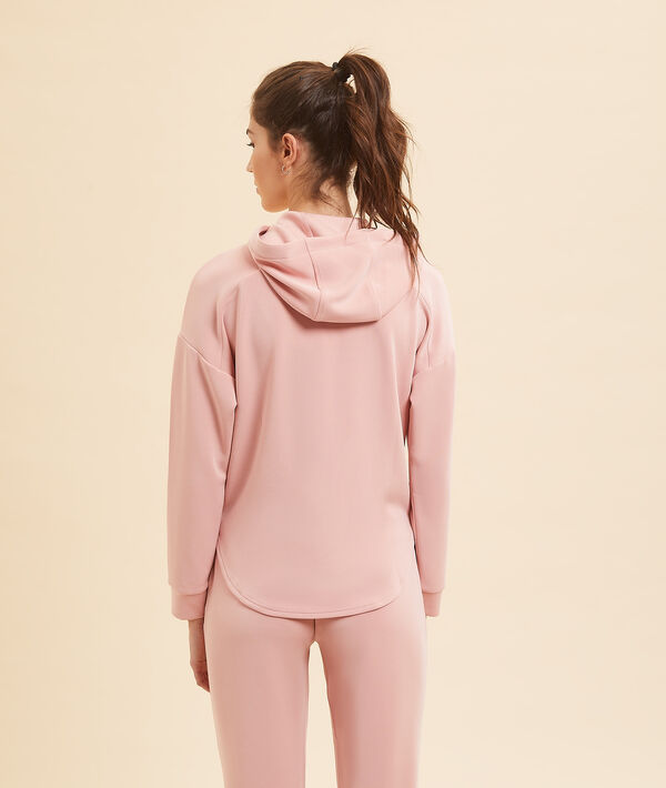 Bluza z kapturem zapinana na zamek błyskawiczny Bluza z kapturem zapinana na zamek błyskawiczny;${refinementColor}