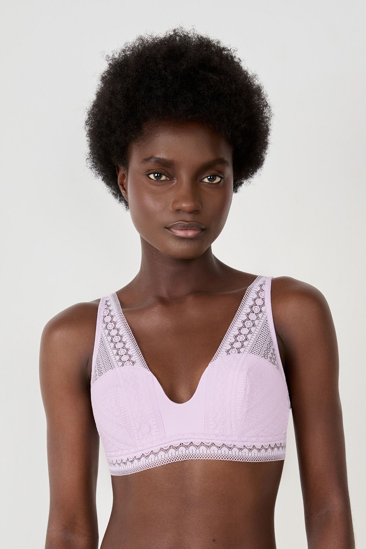 Bandeau foulard en dentelle