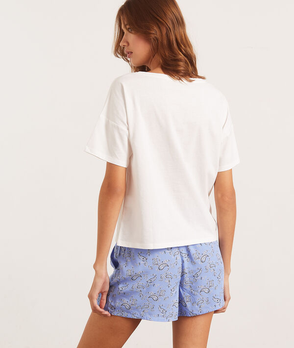 Top manches courtes imprimé tigres Top manches courtes imprimé tigres;${refinementColor}