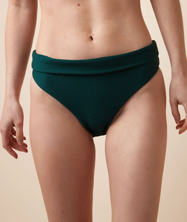 Dół bikini z wielopozycyjnym wysokim stanem Dół bikini z wielopozycyjnym wysokim stanem;${refinementColor}
