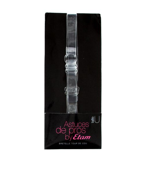 Przezroczyste ramiączko zakładane na szyję przezroczysty.