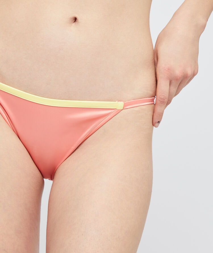Satynowe majtki bikini wielokolorowy.
