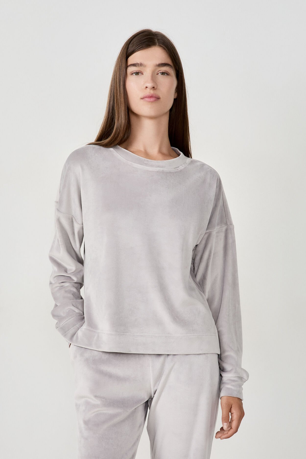 Sweat de pyjama en velours