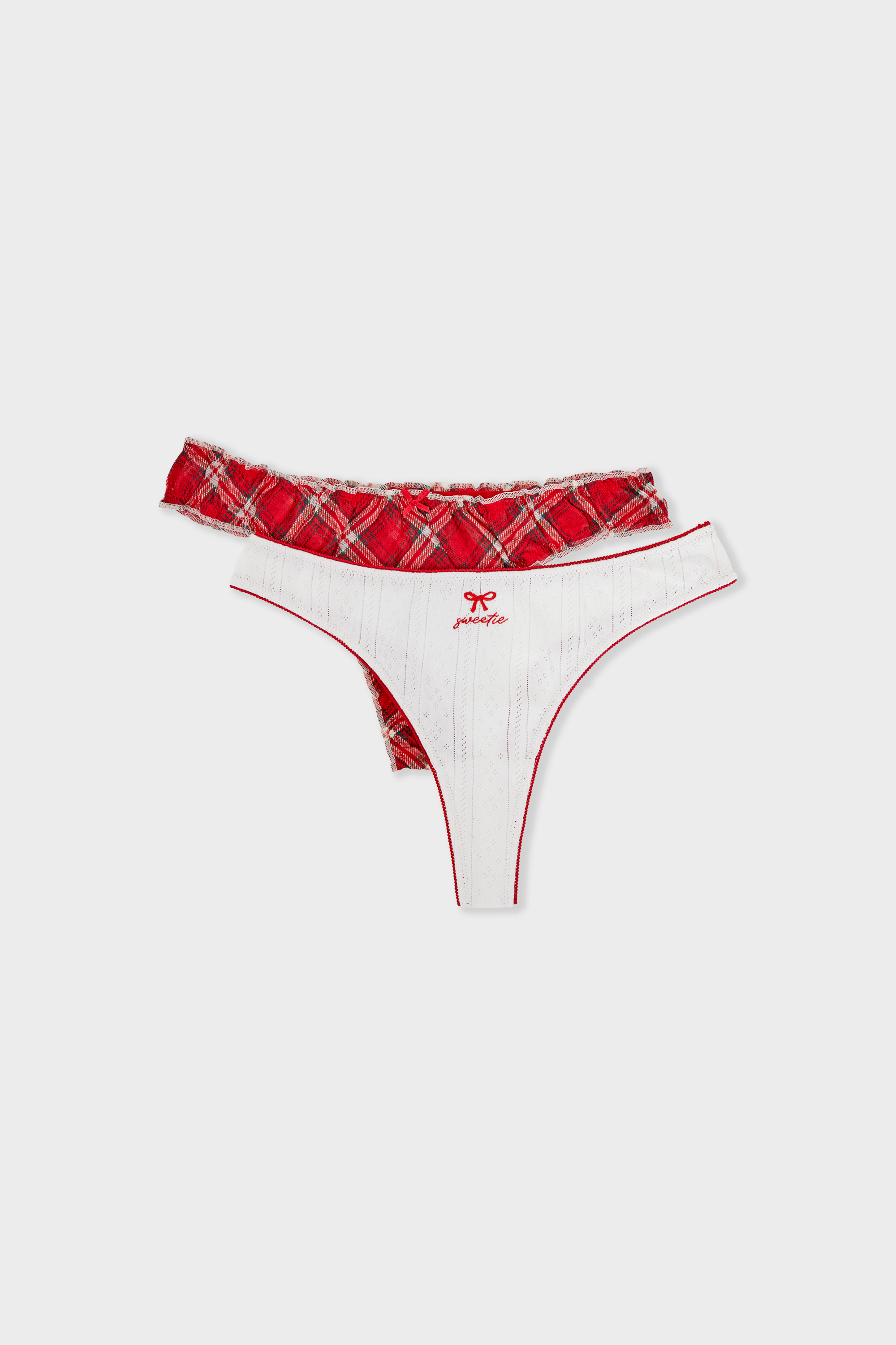 Zestaw 2 tangów z bawełny - ETAM