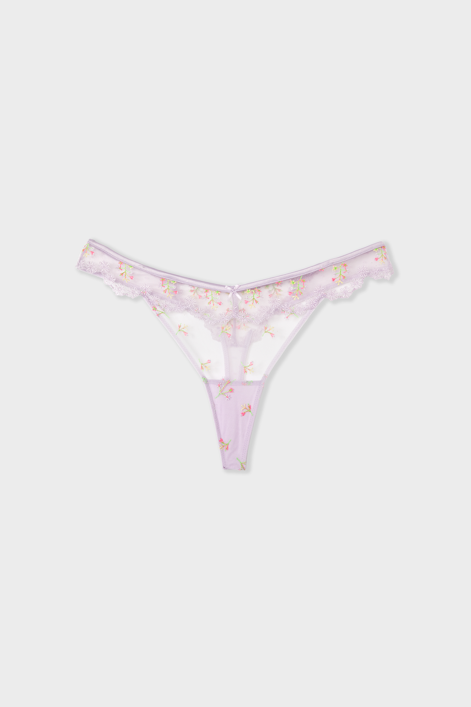 Stringi z haftowanymi detalami REVEUSE LILAS - ETAM